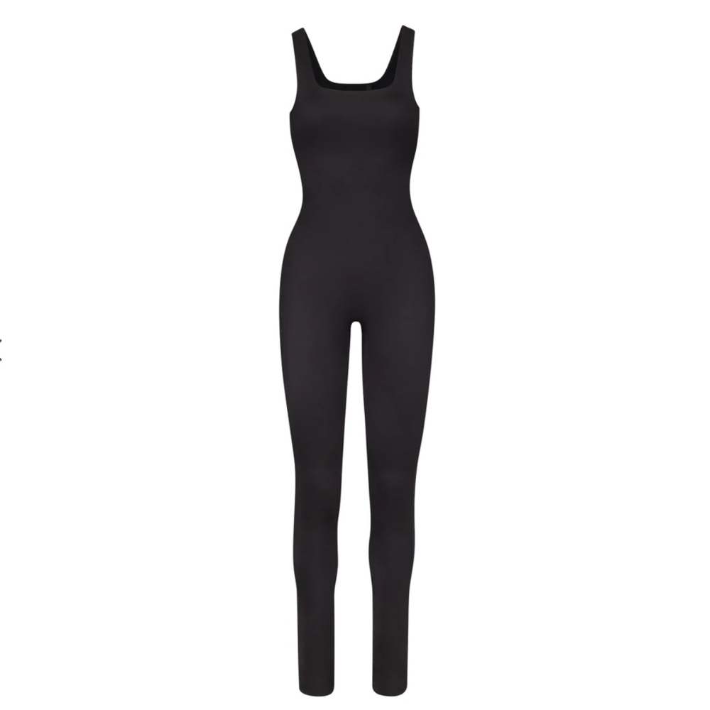 SKIMS Black Sculpting Tank Bodysuit Jumpsuit